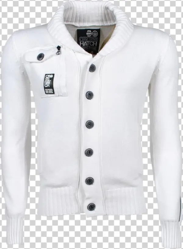 Crosshatch - Vest - Wit - Moda Italia Trendy Online