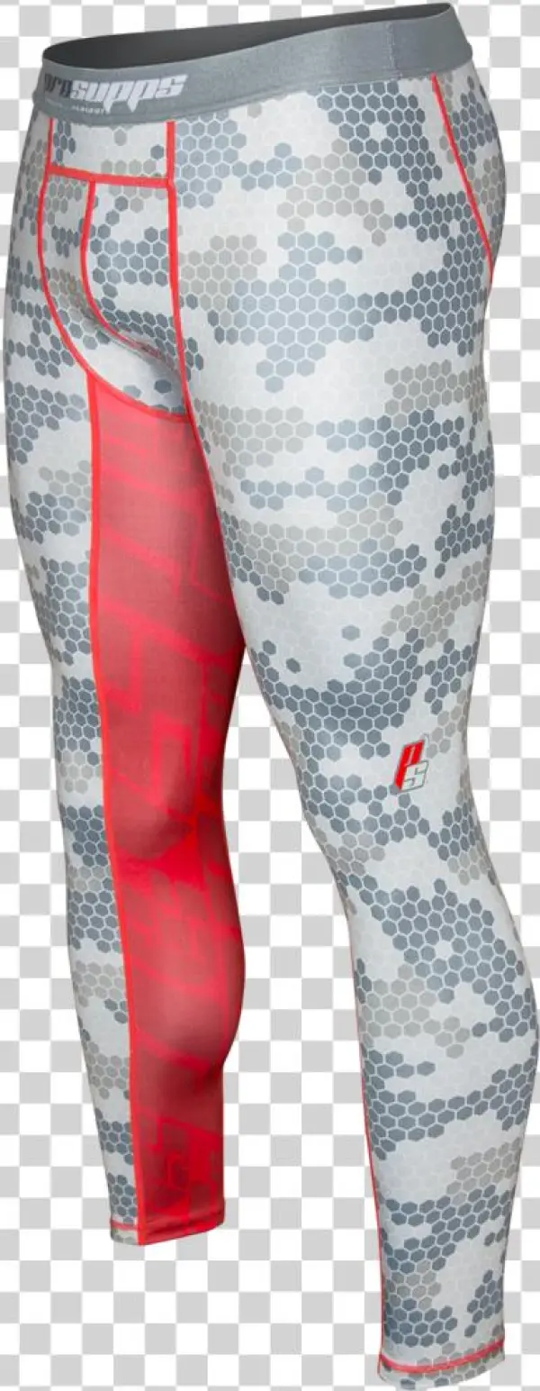 Mens Hex Camo Compression Tights