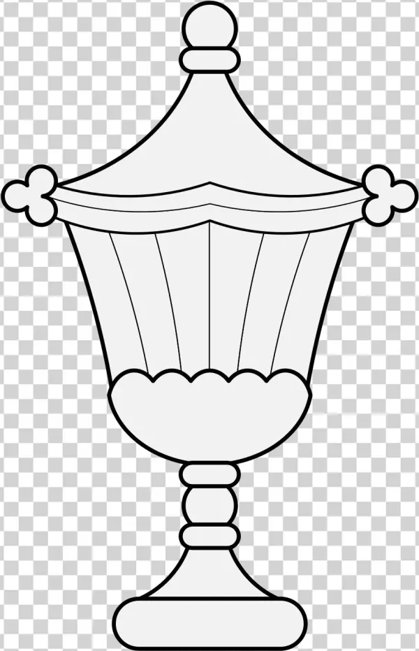 Saltcellar Traceable Heraldic Art Png Black And White