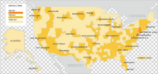 Usps Priority Mail® Service Is Expected To Arrive In