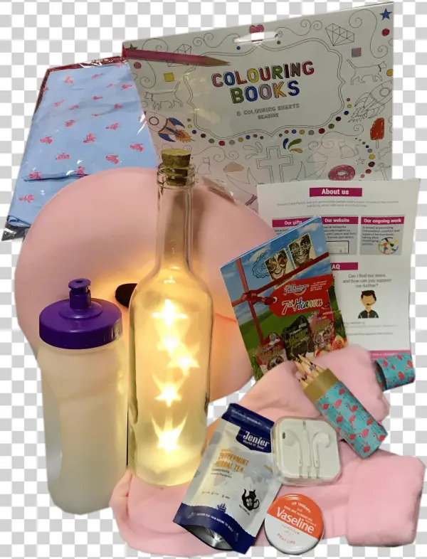 A Thoughtful Teenage Cancer Gift Hamper For Girls At - Glass Bottle
