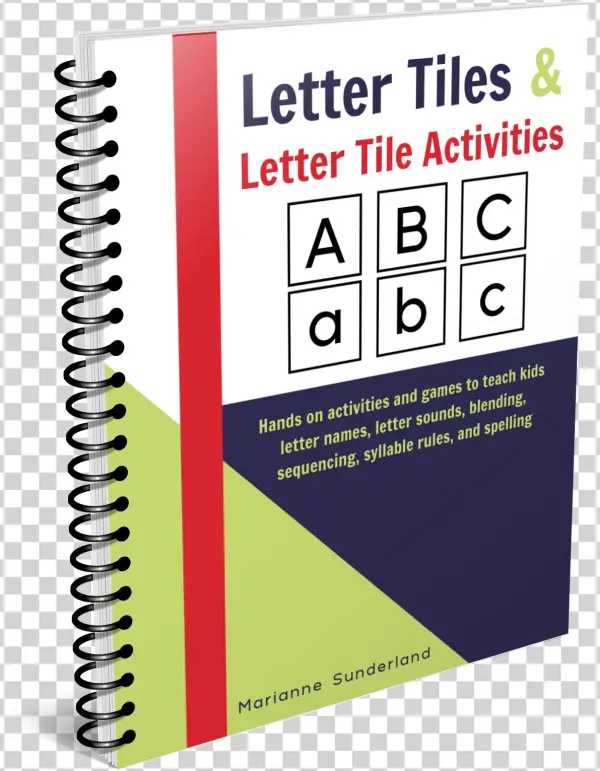 Letter Tile Activities Booklet - Graphic Design
