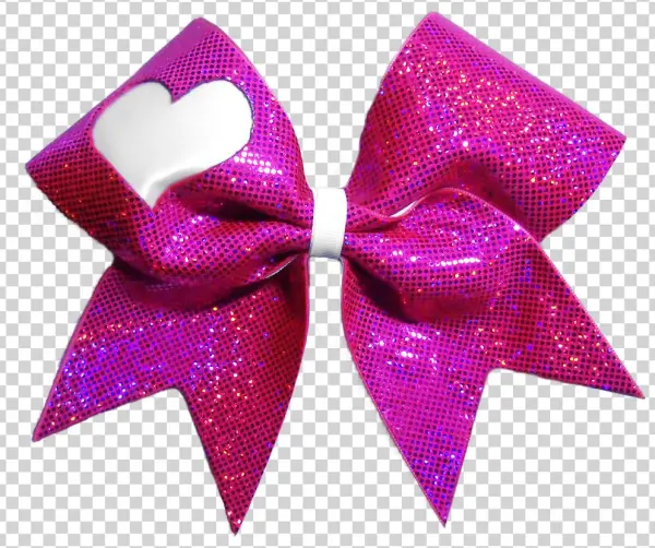 Love This One With The Heart Cute Cheer Bows, Big Bows,
