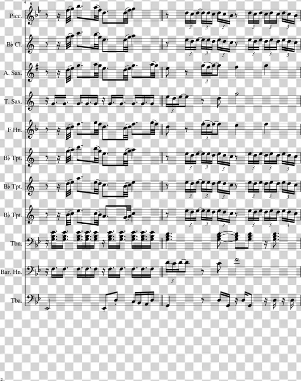 March Madness Sheet Music 2 Of 16 Pages