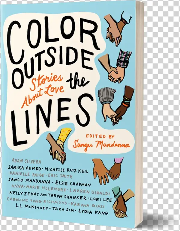 Sangu Mandanna's Color Outside The Lines, Is A Ya Anthology - Poster