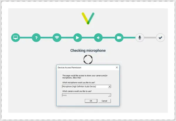 The Next Step Of The System Check Is The Sound Check