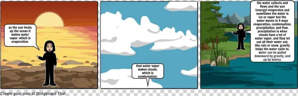 The Water Cycle - Cartoon