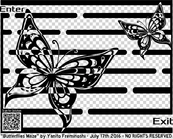 This Free Icons Png Design Of Butterflies Maze By Yanito