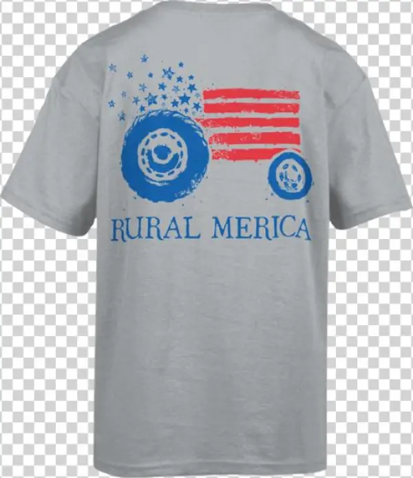 Turnrows Youth 'rural 'merica' Short Sleeve - Active Shirt