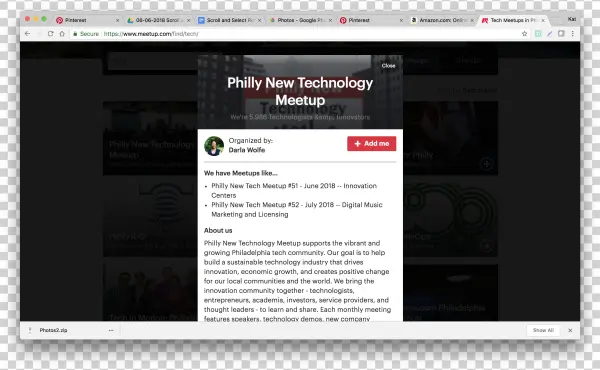 User Sees A Preview Upon Clicking The Plus Icon On