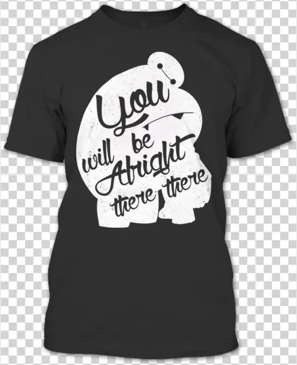 A Black T-shirt With The Shopify Logo - Mickey