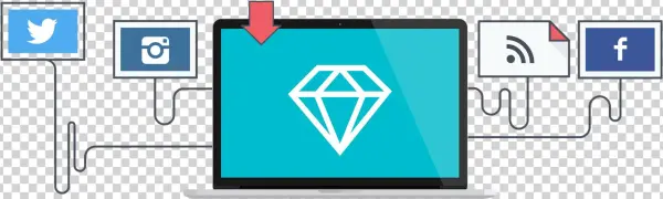 Aggregate Social Media Feeds - Led-backlit Lcd Display