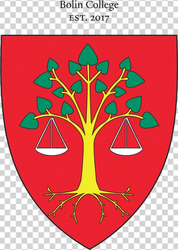 Bolin Residental College Shield Proposal - Blue Peace Sign