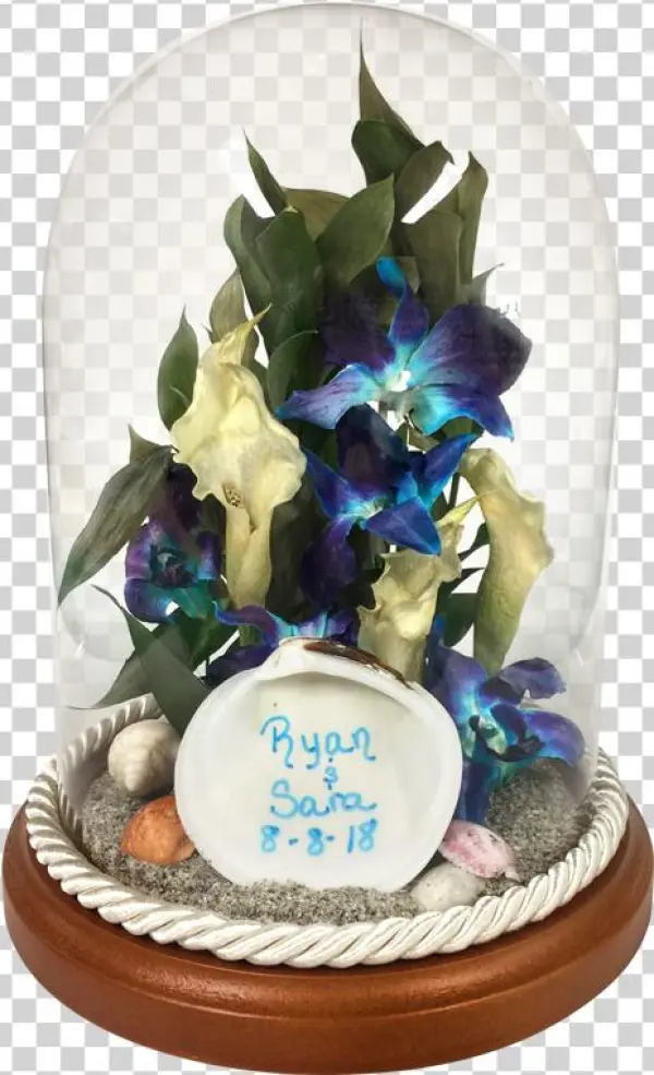 Glass Dome Trim - Christmas Ornament