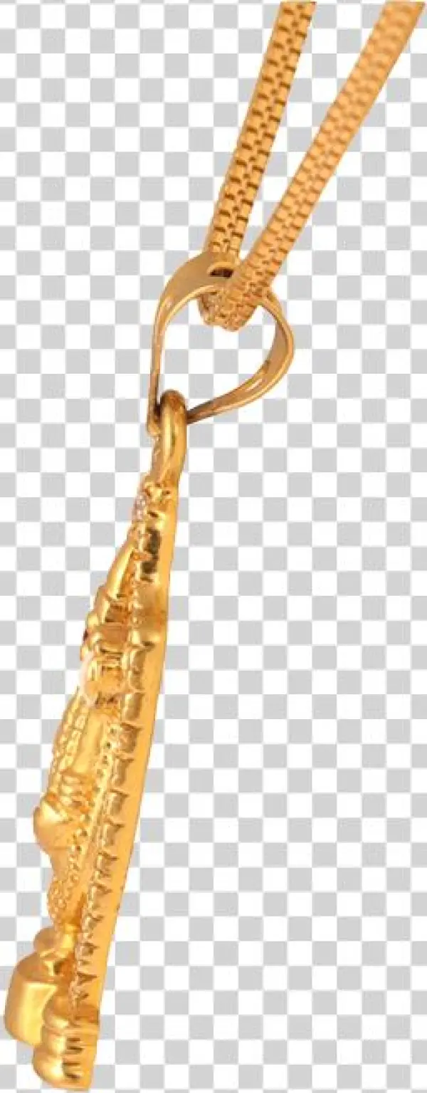 Gold Embossed Tirupati Balaji Pendant - Pendant