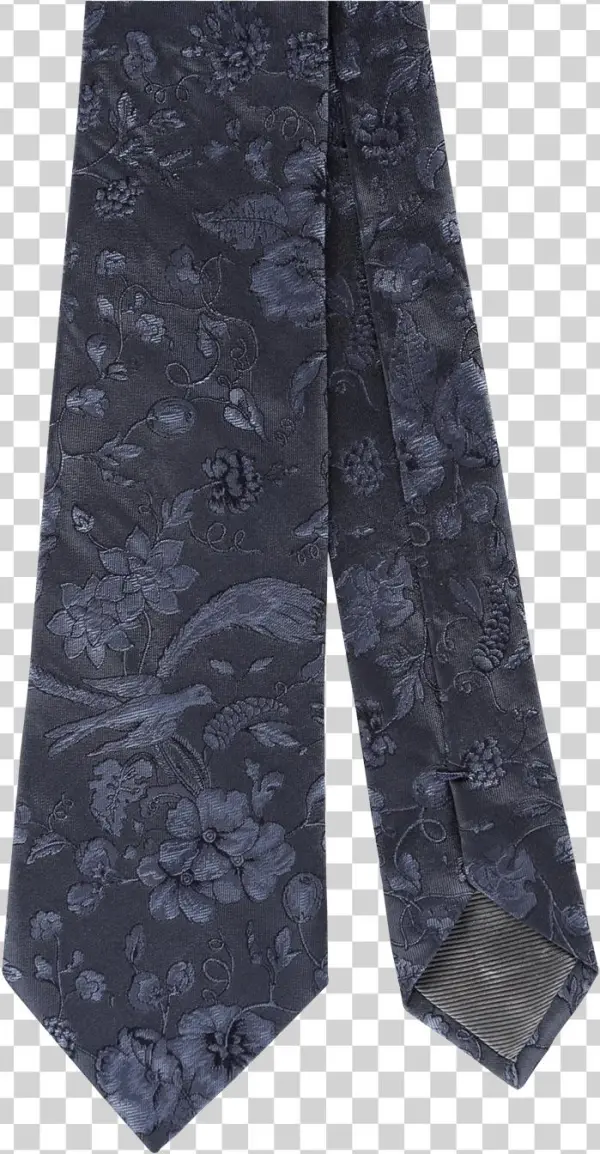Grey Floral-print Silk Tie Ss19 Collection, Pal Zileri - Paisley