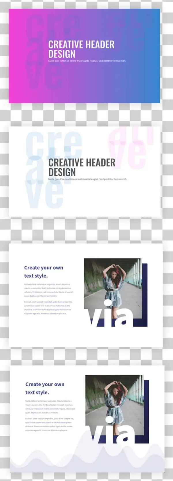 How To Use Text As An Abstract Design Element In Divi - Website