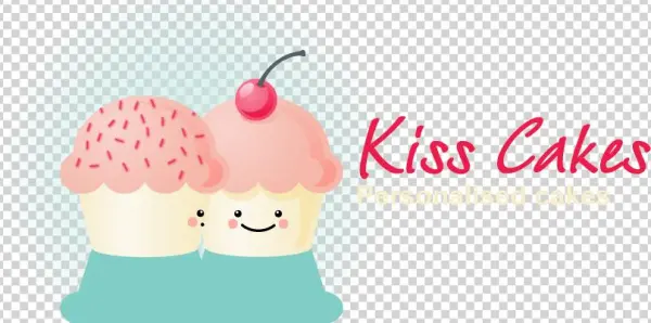 Kiss Cakes - Personalised Cakes - Illustration