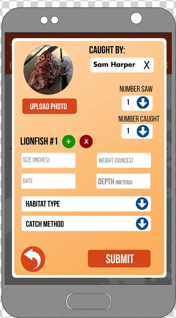 Lionfish App Screens - Iphone
