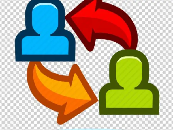 Office Management Clipart Man - Illustration