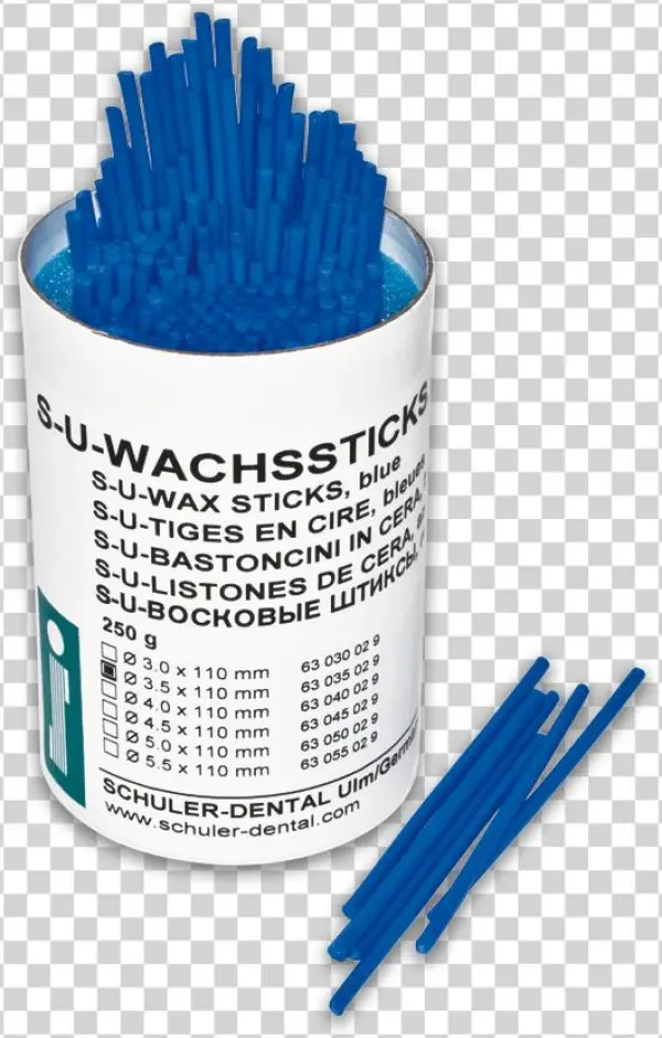 S U Wax Sticks, Blue Extra Hard - Brush