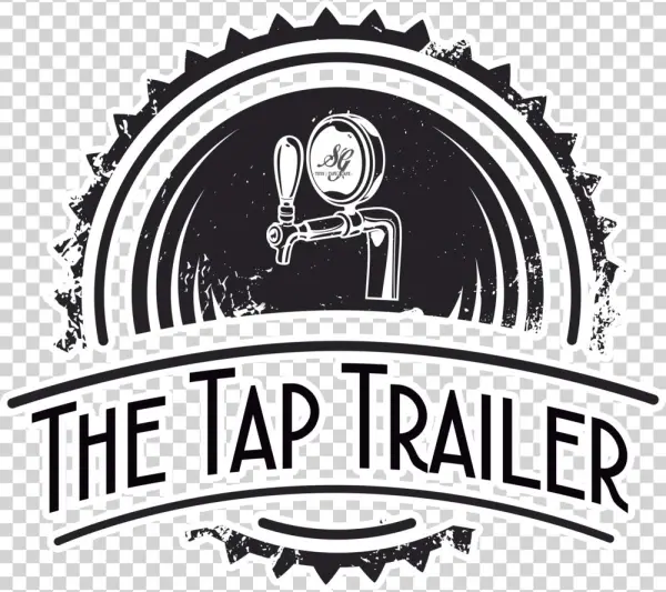 The Tap Trailer Logo White Outline - فول جرة كليب ارت