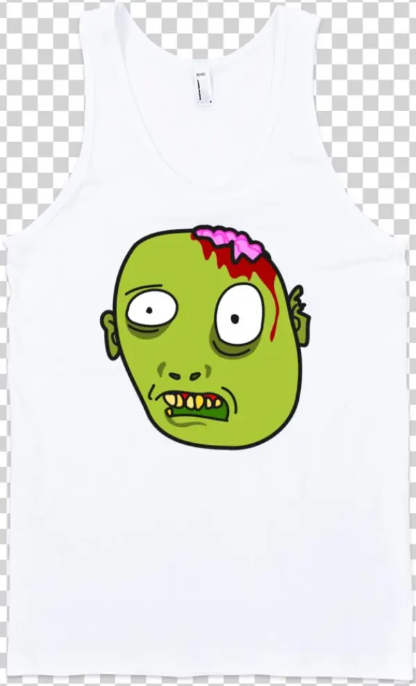 Zombie Fine Jersey Tank Top Unisex By Itee - Sweater