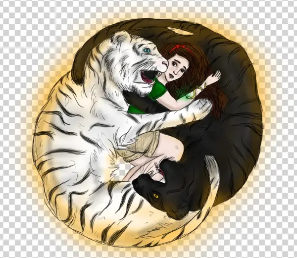 A Tale Of Two Tigers By Thesearchingeyes