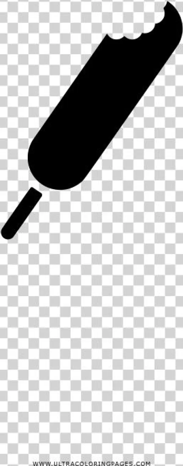 Corn Dog Coloring Page - Illustration