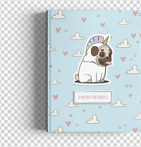 Corn Dog Journal - Cartoon