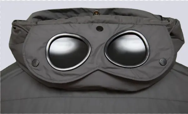 Cp Company Micro M Goggle Field Jacket In Grey Iconic - Diving Equipment