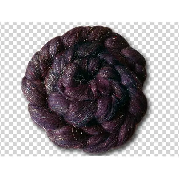 Galaxy Sparkle Merino Combed Tops - Artichoke