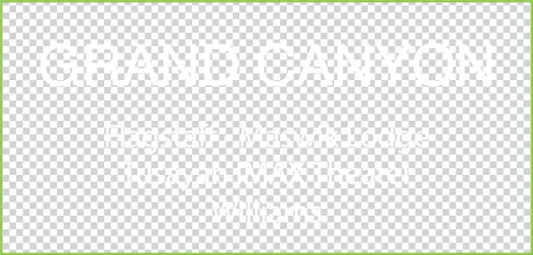 Grand Canyon Groome Transportation - Paper Product