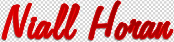 I Love Niall Horan Logo - Oval