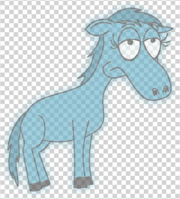 'no, A Ghost Horse Should Always Have A Rider, She - Cartoon