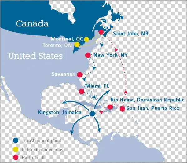Port Saint John - Vector Maps Of America