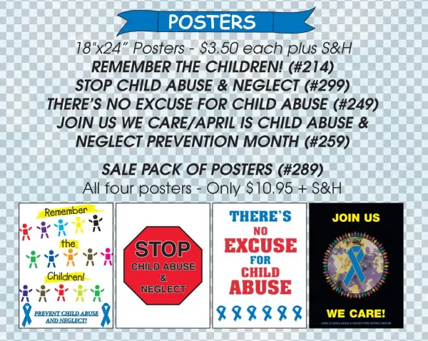 Product Image Gallery - Child Abuse Posters