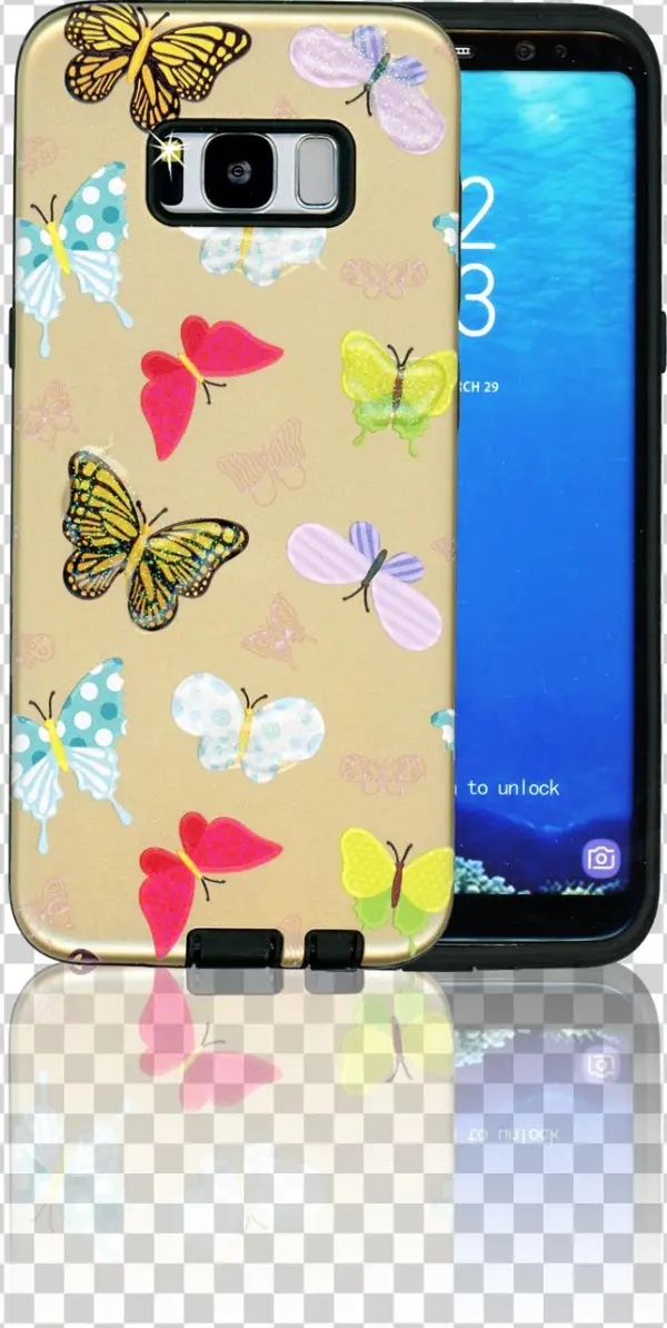 Samsung Galaxy S8 Mm 3d Butterfly - Smartphone