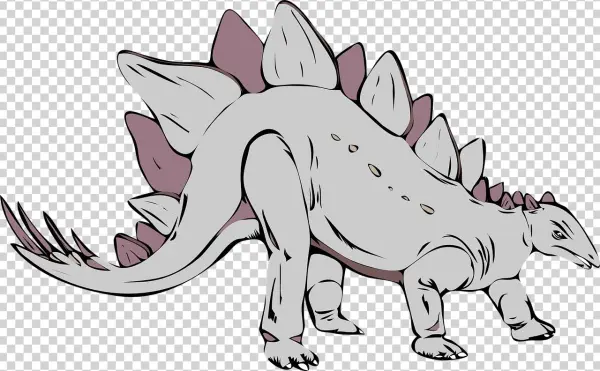 Stegosaurus Dinosaur Prehistoric - Desenhos De Animais Da Pré História
