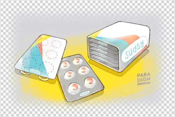 Sudsy Blister Pack - Graphic Design