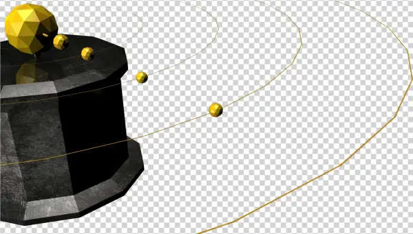 This Is A Trophy I Made For A Friend's Website - Chain