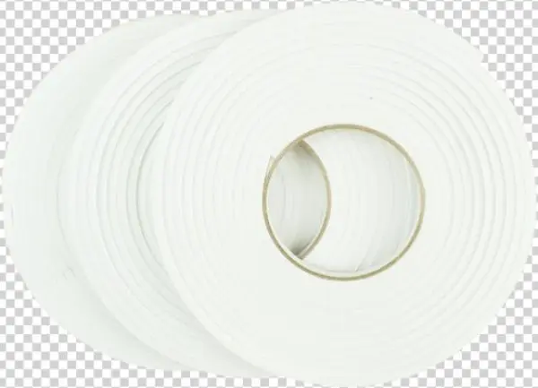 3 Rolls Draught Excluder Foam - Tissue Paper