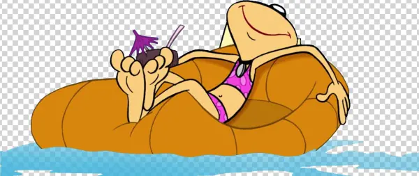 747kib, 1920x1080, Raft-poodle - Cartoon