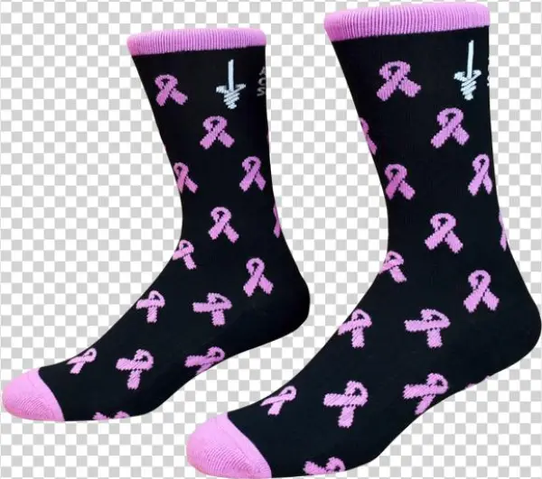Acs Breast Cancer Awareness Socks - Sock