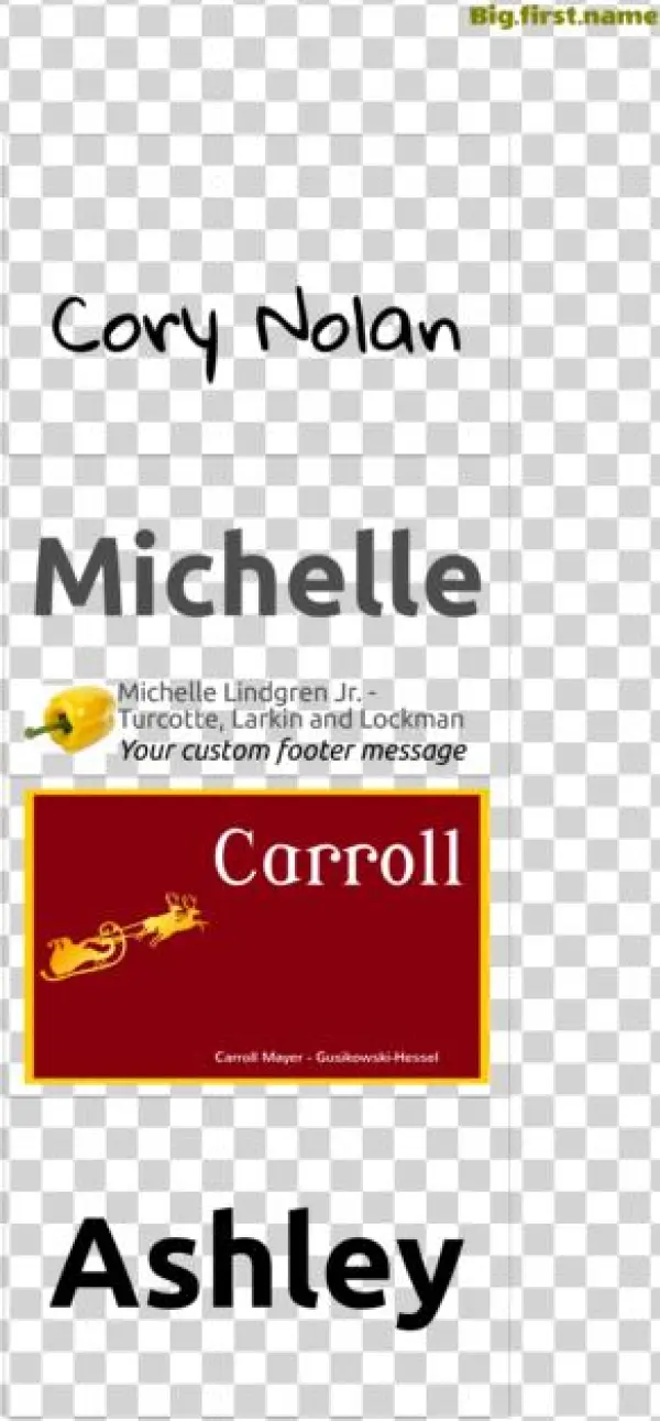 Avery Inserts Compatible Nametag For - Amber