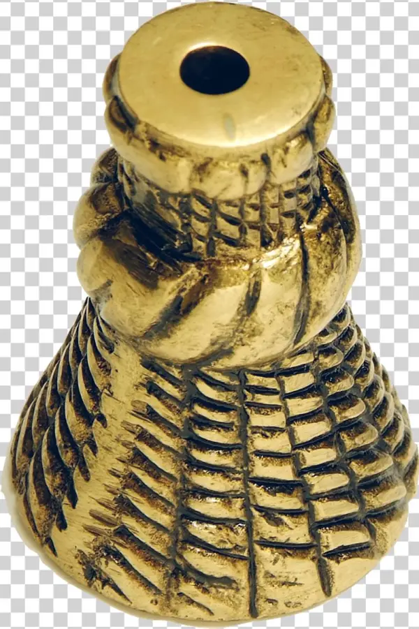 Brass Tassel Cord Weight, Diameter - Brass