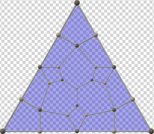 Concertina Cube Triangle Shadow - Triangle