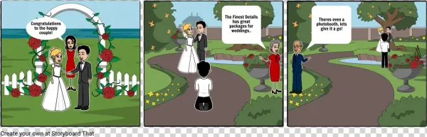 Destination Wedding - Garden Storyboard