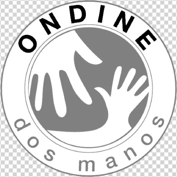 Dos Manos Balck And White - Circle