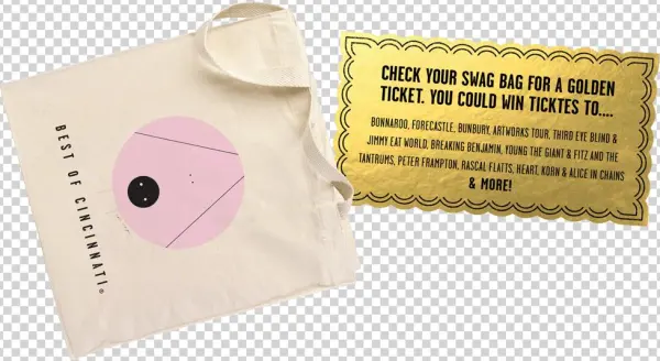 Food & Drink Samples Included - Label